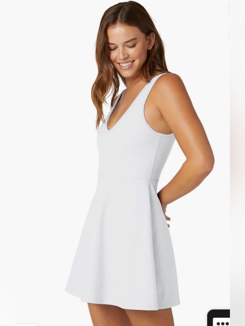 Beyond Yoga spacedye movement Mini Dress White Size S/P